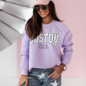 Oversized Lilac Boston Printed Jumper Kelly