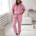Two Piece Pastel Pink Loungewear Set Porto
