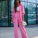 High Waisted Trousers Chloe - Pastel Pink
