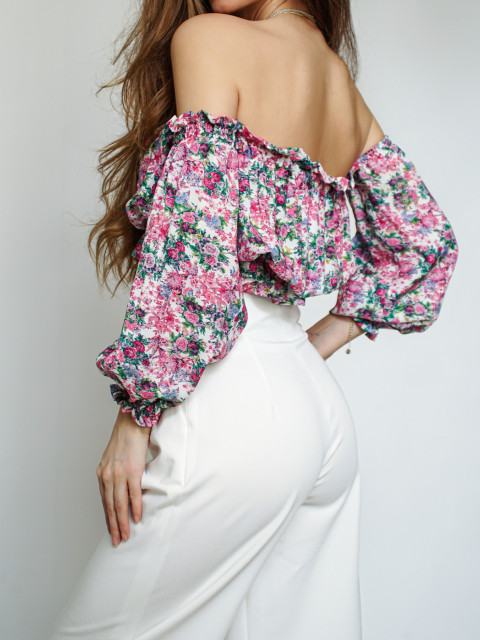 Tops, bodysuits and shirts - Bardot Floral Crop Top Nala